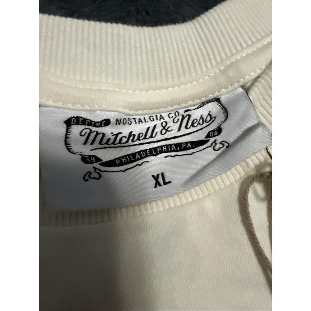 XLarge Mitchell & Ness Branded Script Mens T Shir… - image 7